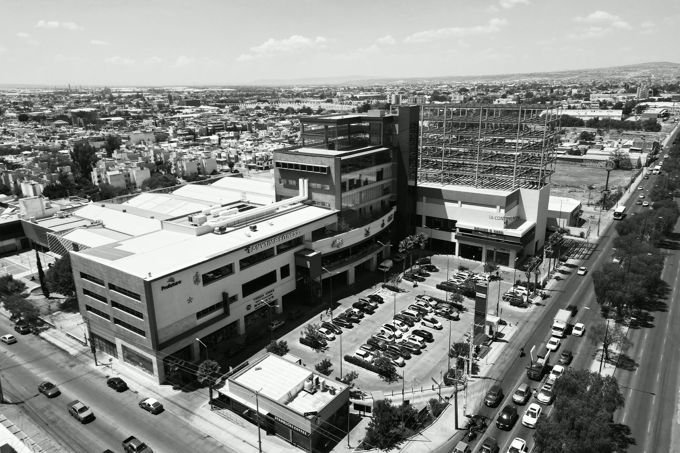 Sector comercial atendido por MX Estructuras